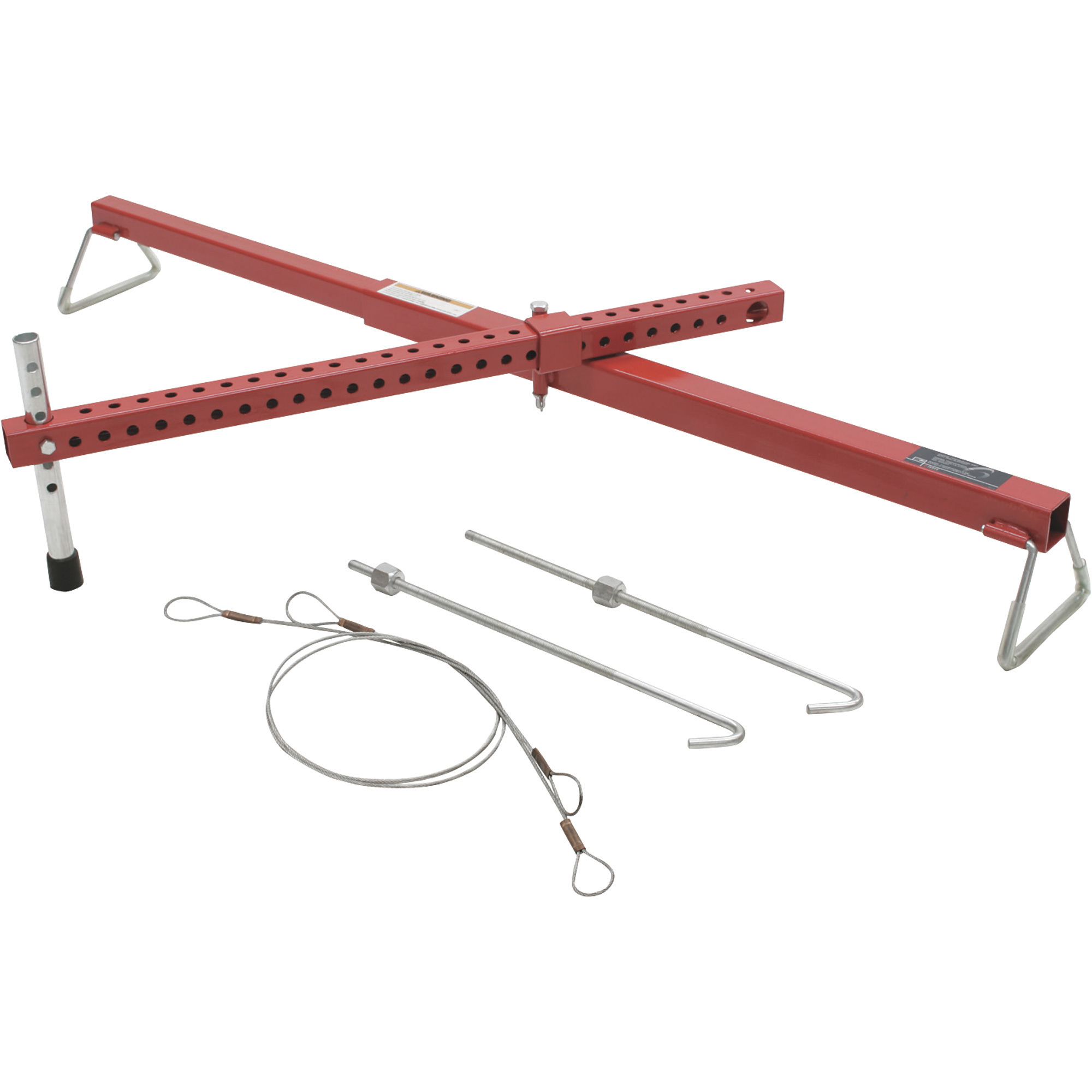 Sunex Tools Engine Hoist Transverse Bar — 700-Lb. Capacity, 34.5in. to 61in. Width, Model# 5207